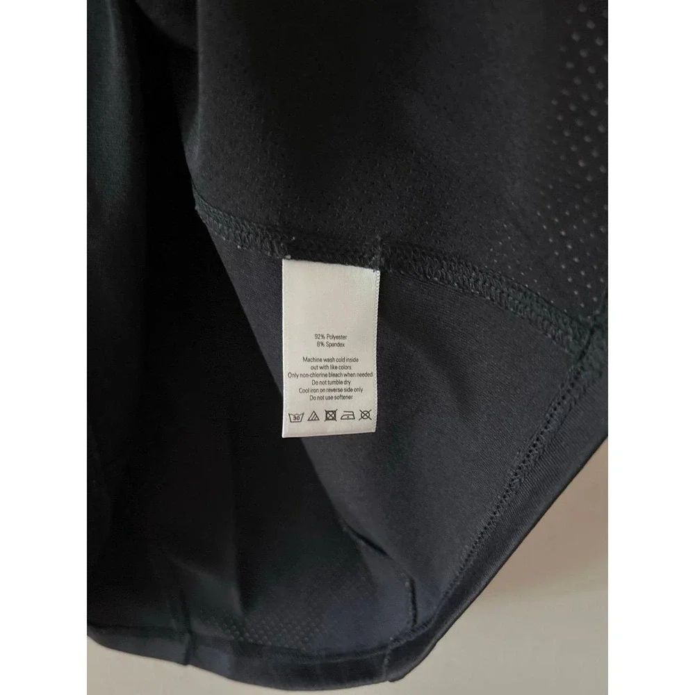 ALO Yoga Cool Fit Athletic Top Black Large